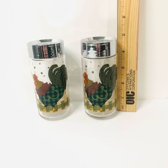 Julie Ingleman designs international china rooster morn salt and pepper shaker - Picture 3 of 5
